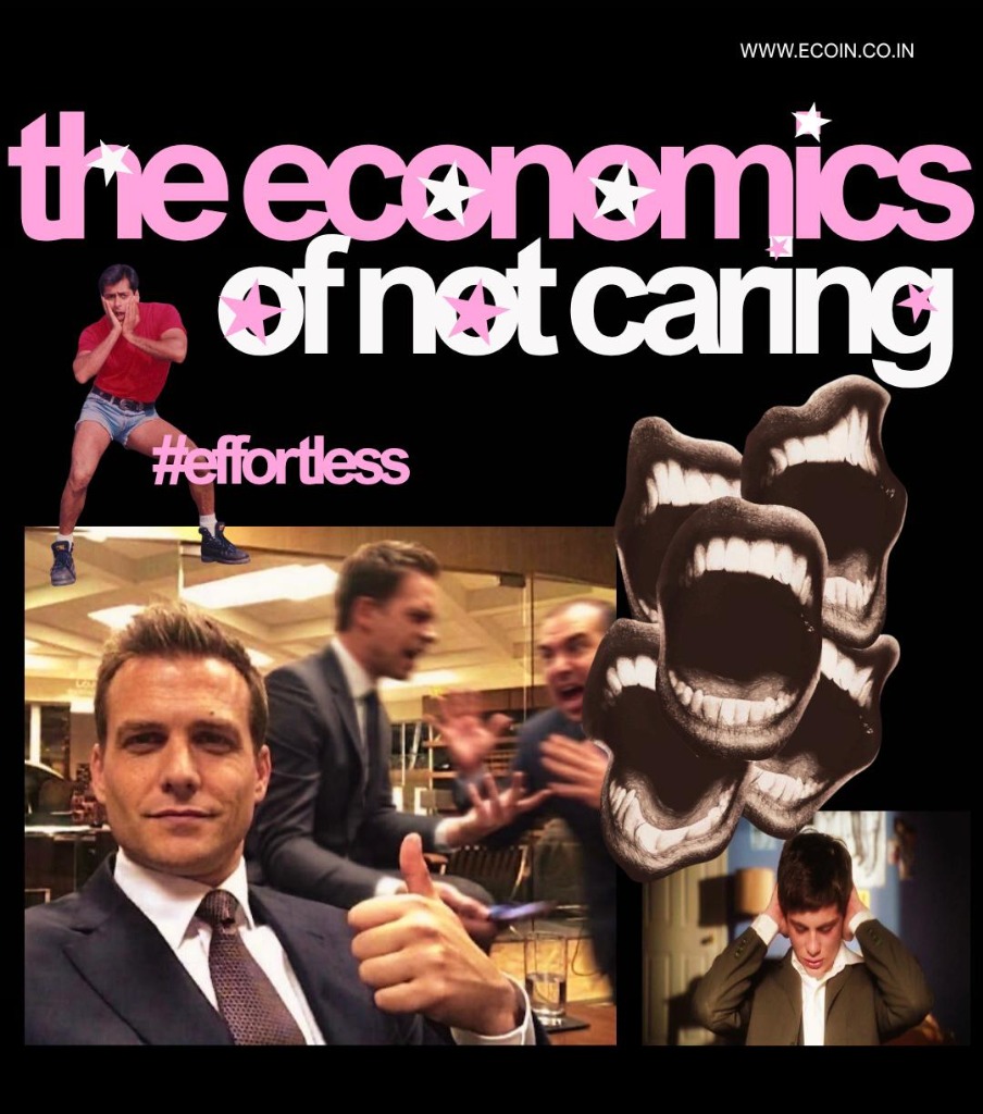 The Economics of Looking Like You Don't Care